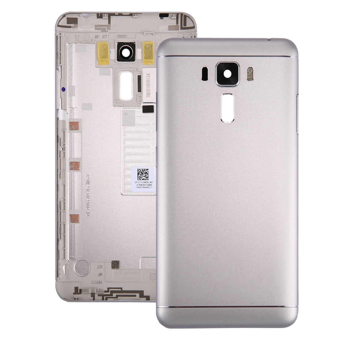 Aluminium Alloy Back Battery Cover for Asus Zenfone 3 Laser / ZC551KL  Silver