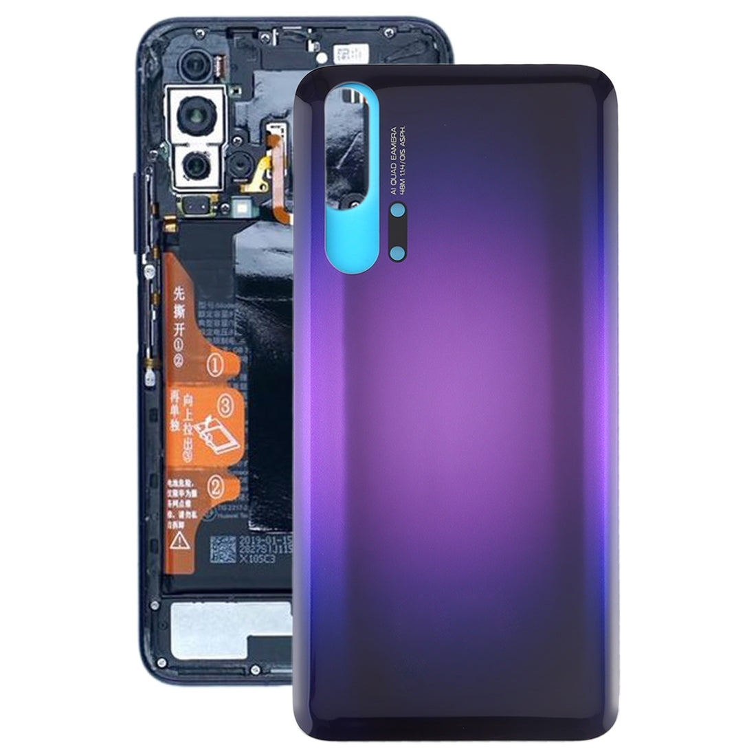 Battery Back Cover for Huawei Honor 20 Pro Purple