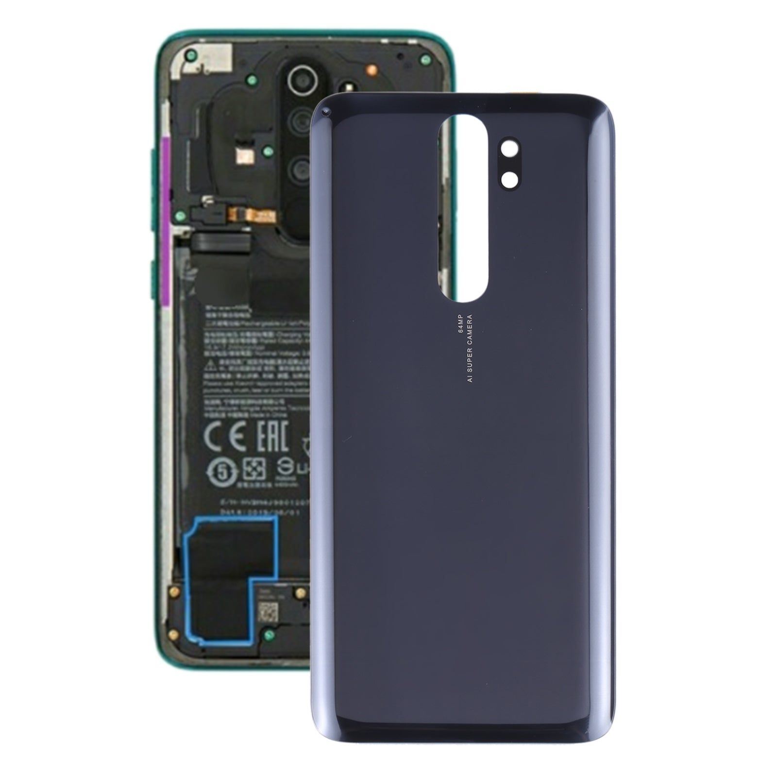 Battery Back Cover for Xiaomi Redmi Note 8 Pro Black