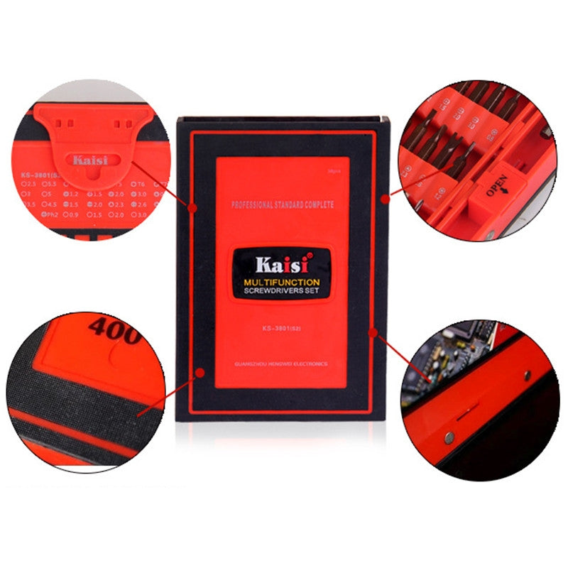 3801-S2 38 in 1 Precision Multi-function Screwdriver Set