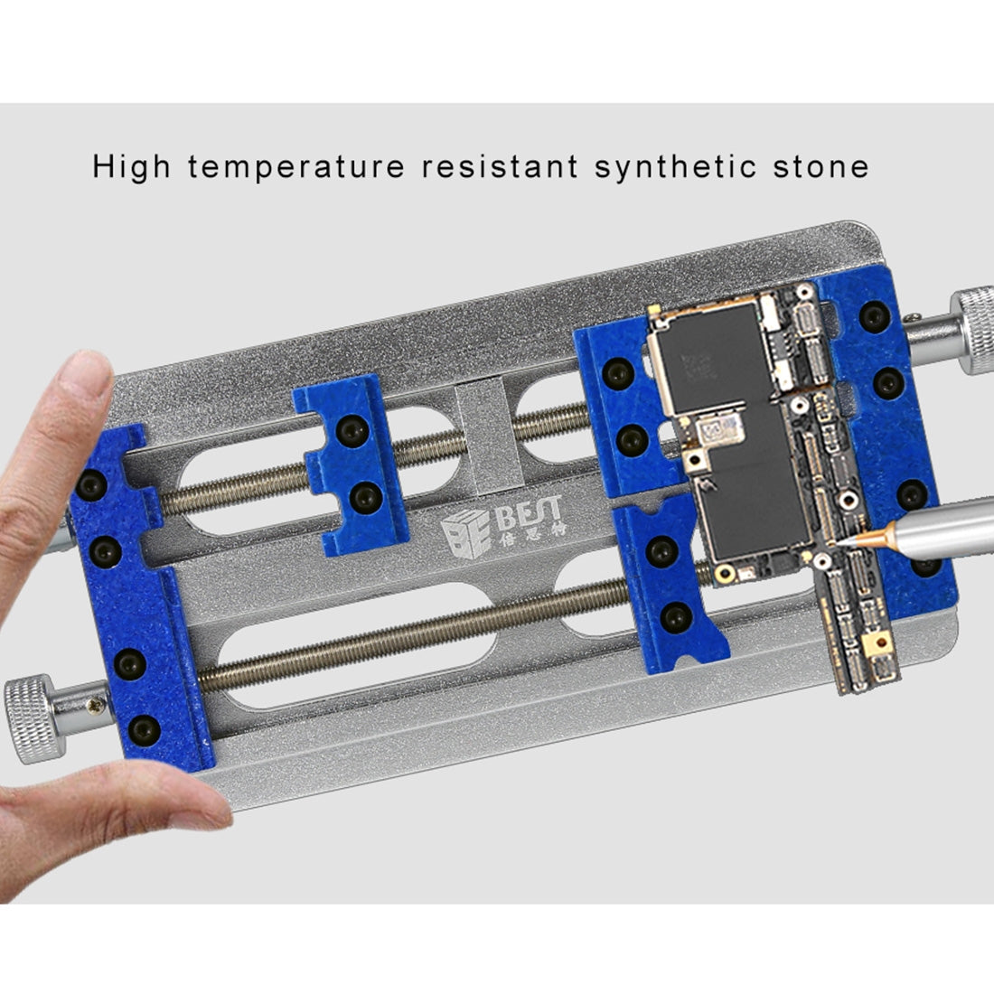 BST-001K Aluminum Alloy High Temperature Resistant Synthetic Stone Clamp Main Board Fixture