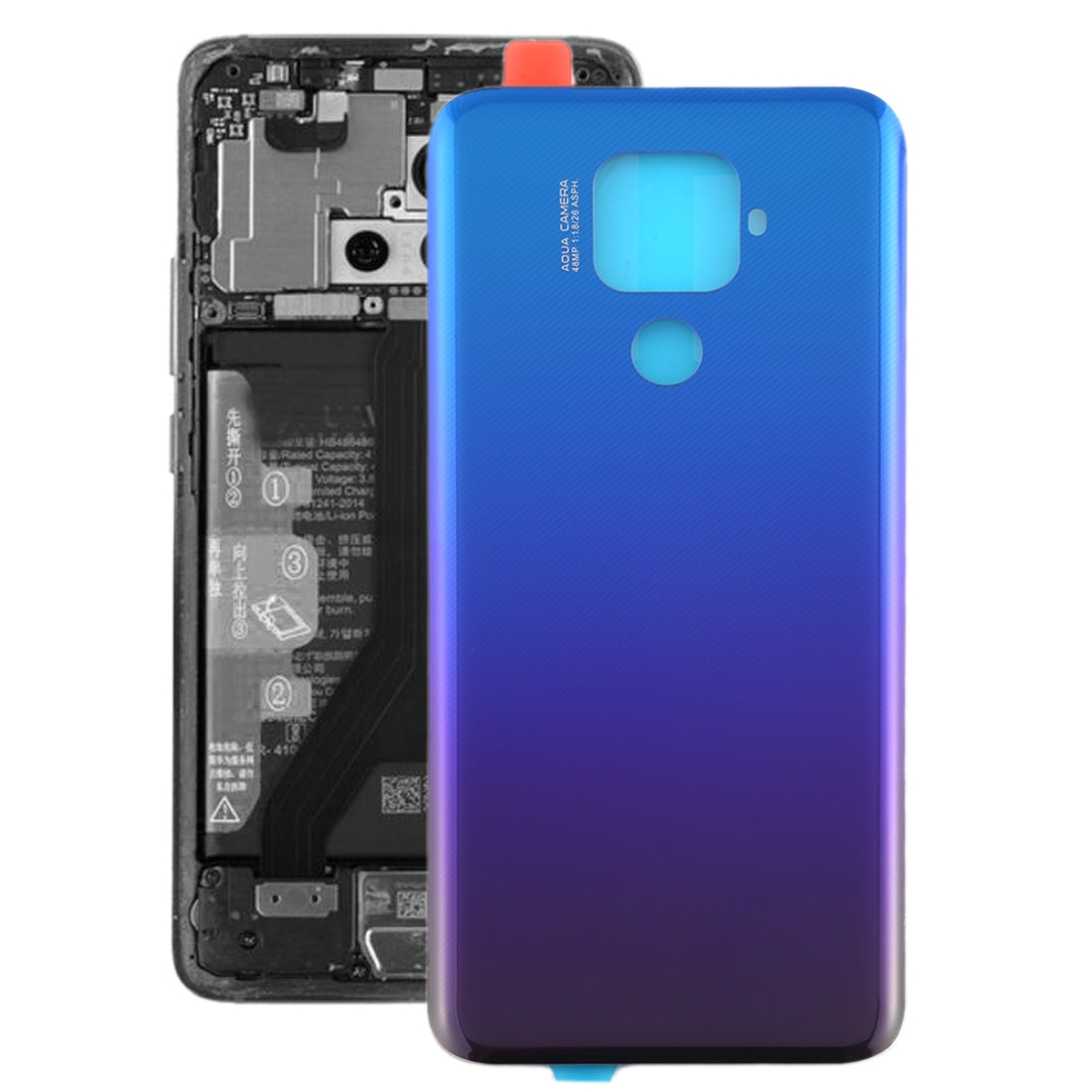 Back Cover for Huawei Mate 30 Lite Twilight