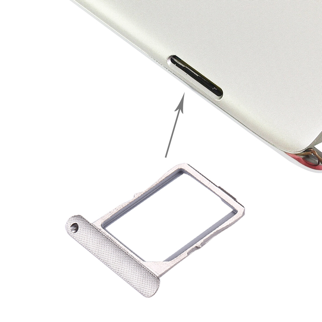 For Lenovo VIBE X / S960 SIM Card Tray Silver