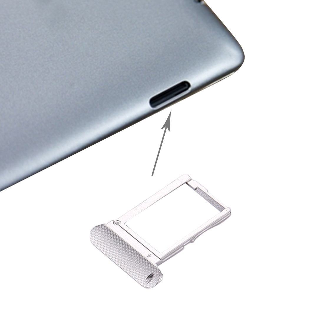 For Lenovo S5000 / S5000-H SIM Card Tray Silver