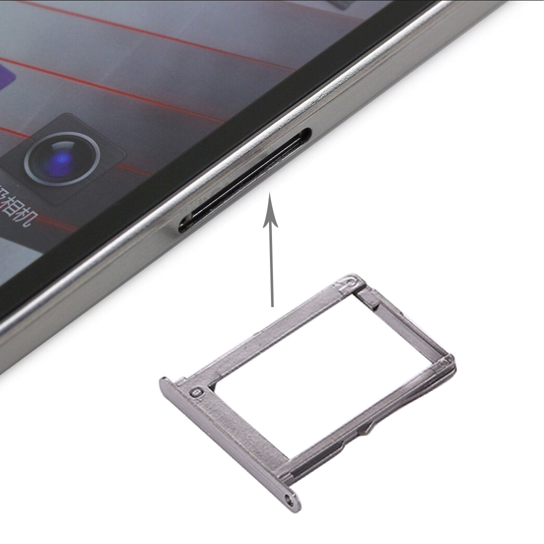 For Lenovo K900 SIM Card Tray Silver