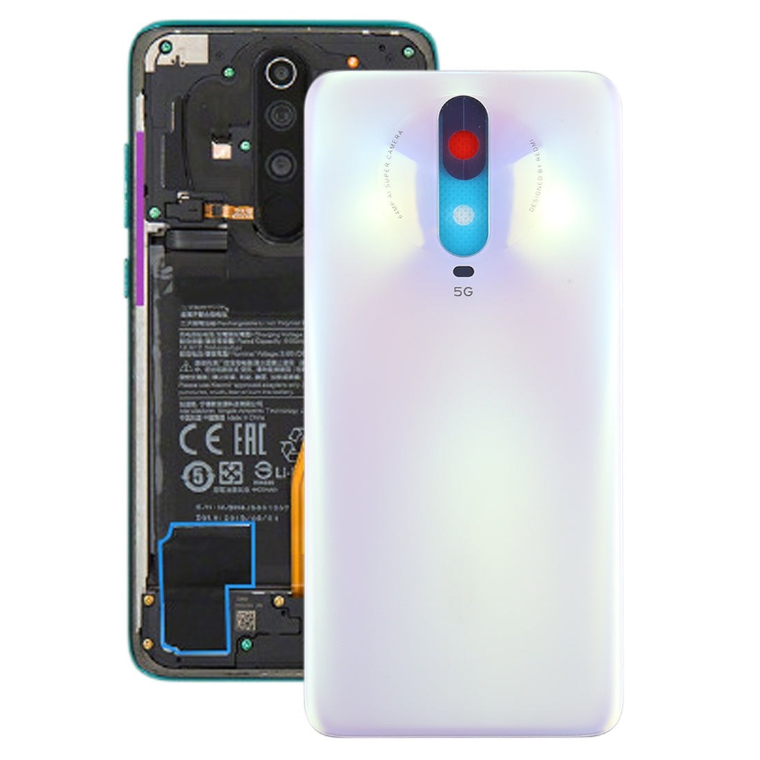 Battery Back Cover for Xiaomi Redmi K30 White