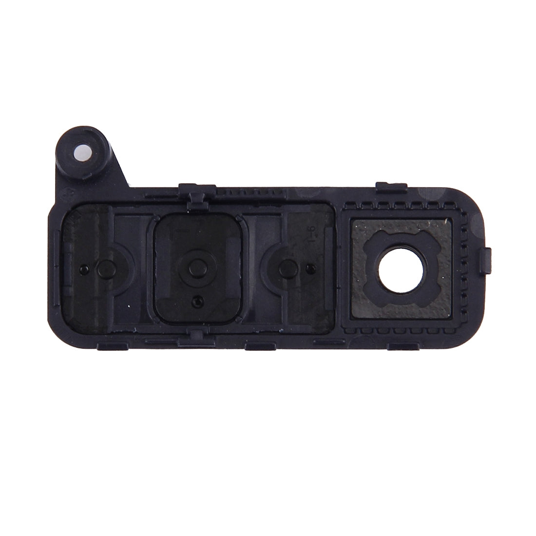 Back Camera Lens Cover + Power Button + Volume Button for LG K8 Black