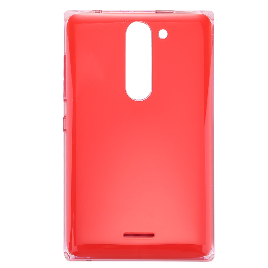 Dual SIM Battery Back Cover for Nokia Asha 502  Red