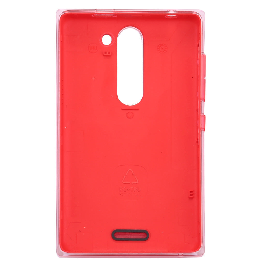 Dual SIM Battery Back Cover for Nokia Asha 502  Red