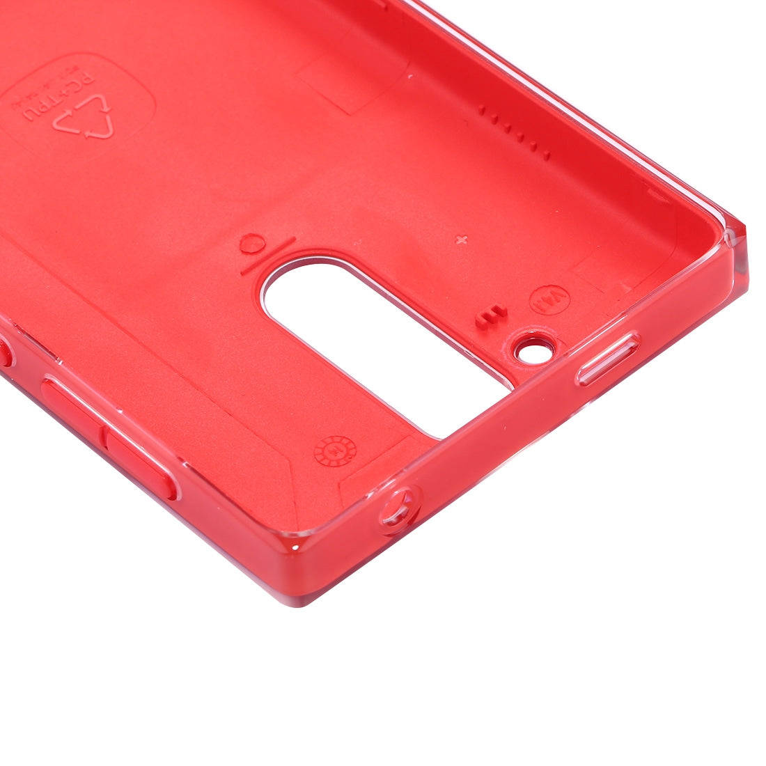 Dual SIM Battery Back Cover for Nokia Asha 502  Red