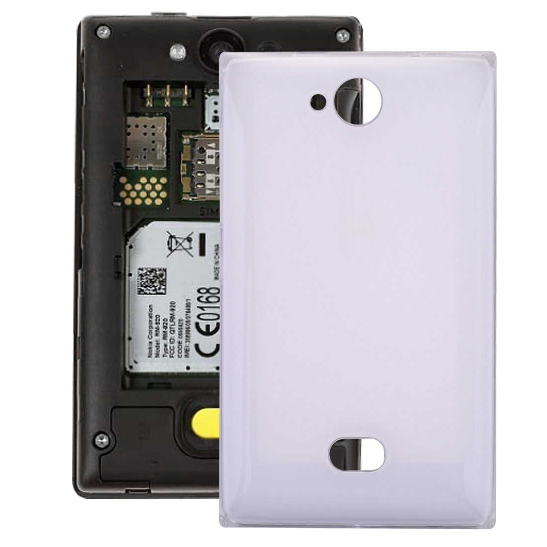 Battery Back Cover for Nokia Asha 503  White