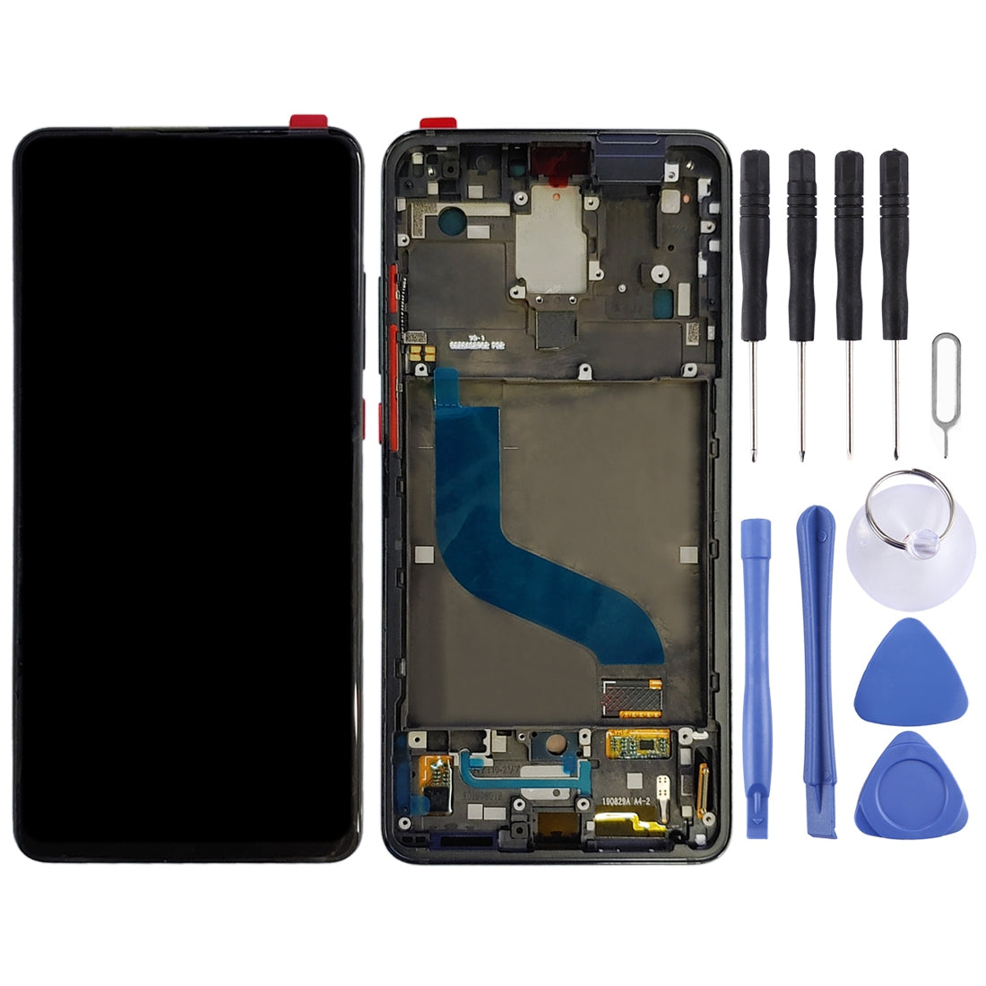 AMOLED LCD Screen for Xiaomi 9T Pro / Redmi K20 Pro / Redmi K20 Digitizer Full Assembly with Frame Black