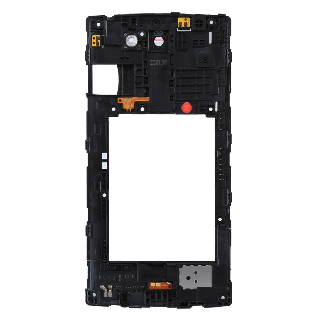 for LG C90 H500 Middle Frame Bezel with Speaker Ringer Buzzer & Rear Camera Lens & Home Button