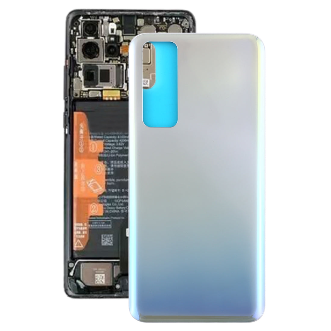 Battery Back Cover for Huawei Nova 7 5G Silver