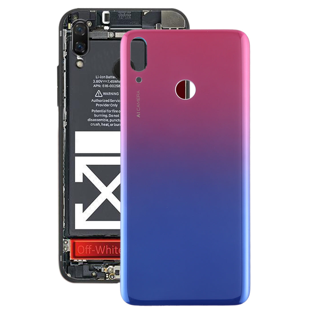 Battery Back Cover for Huawei Enjoy 9 Plus Purple