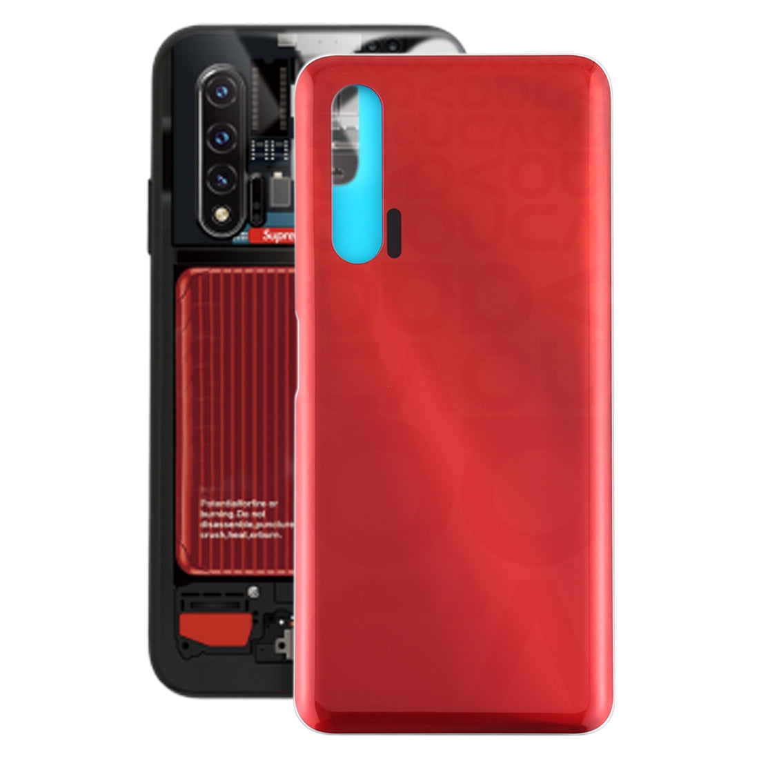 Battery Back Cover for Huawei Nova 6 5G Red