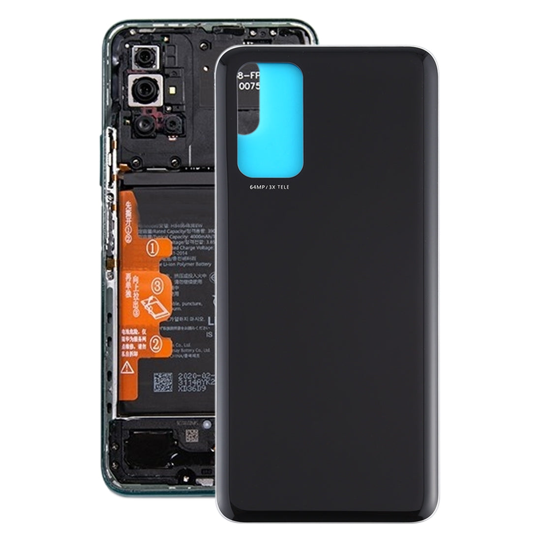 Battery Back Cover for Huawei Honor 30S Black