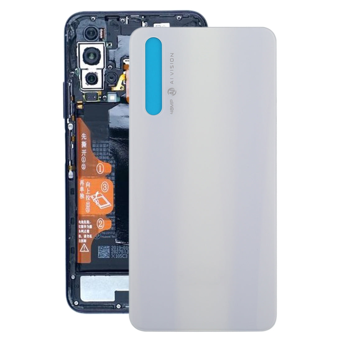 Battery Back Cover for Huawei Honor 20S White