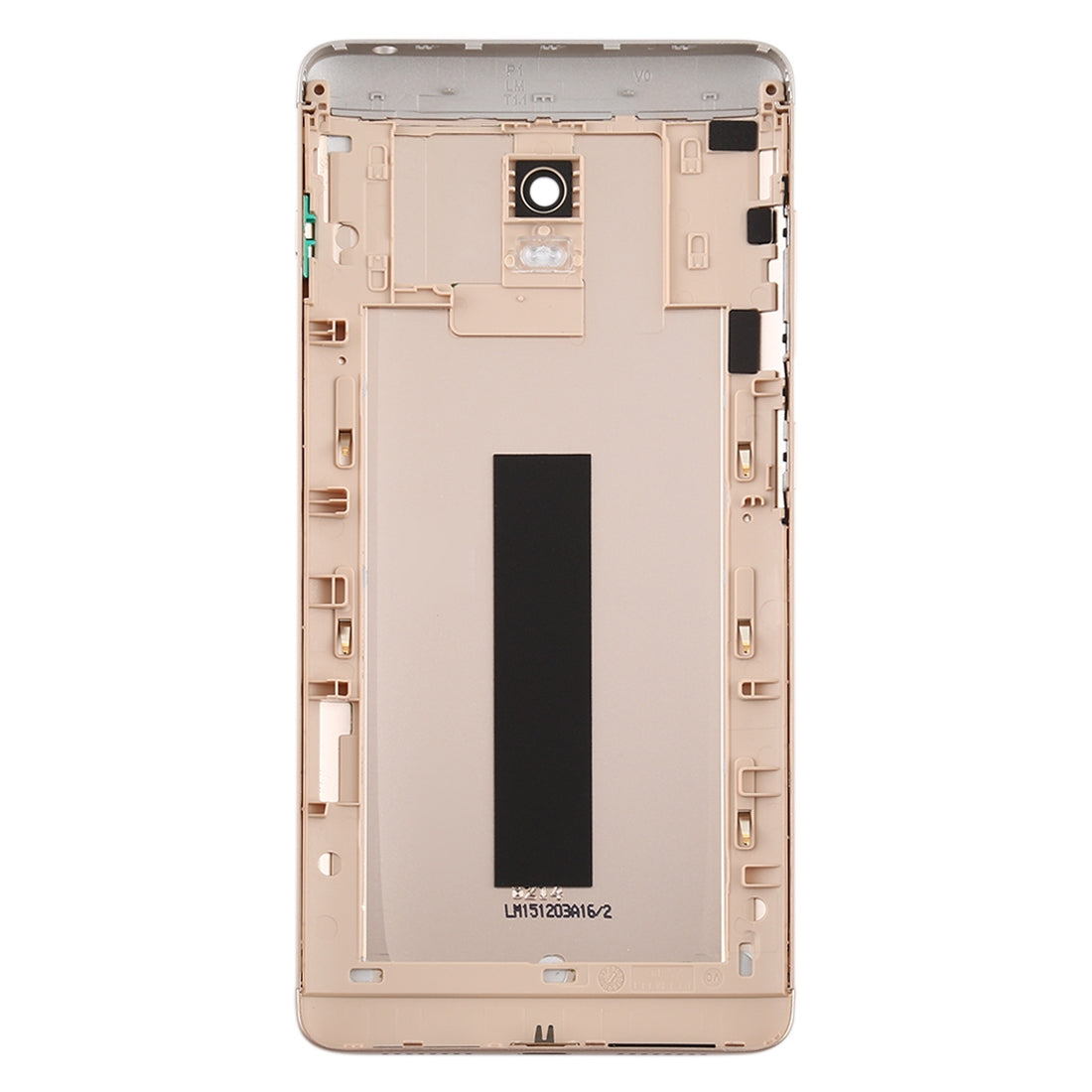 Battery Back Cover with Side Keys for Lenovo Vibe P1 P1c72 P1a42 P1c58 Gold
