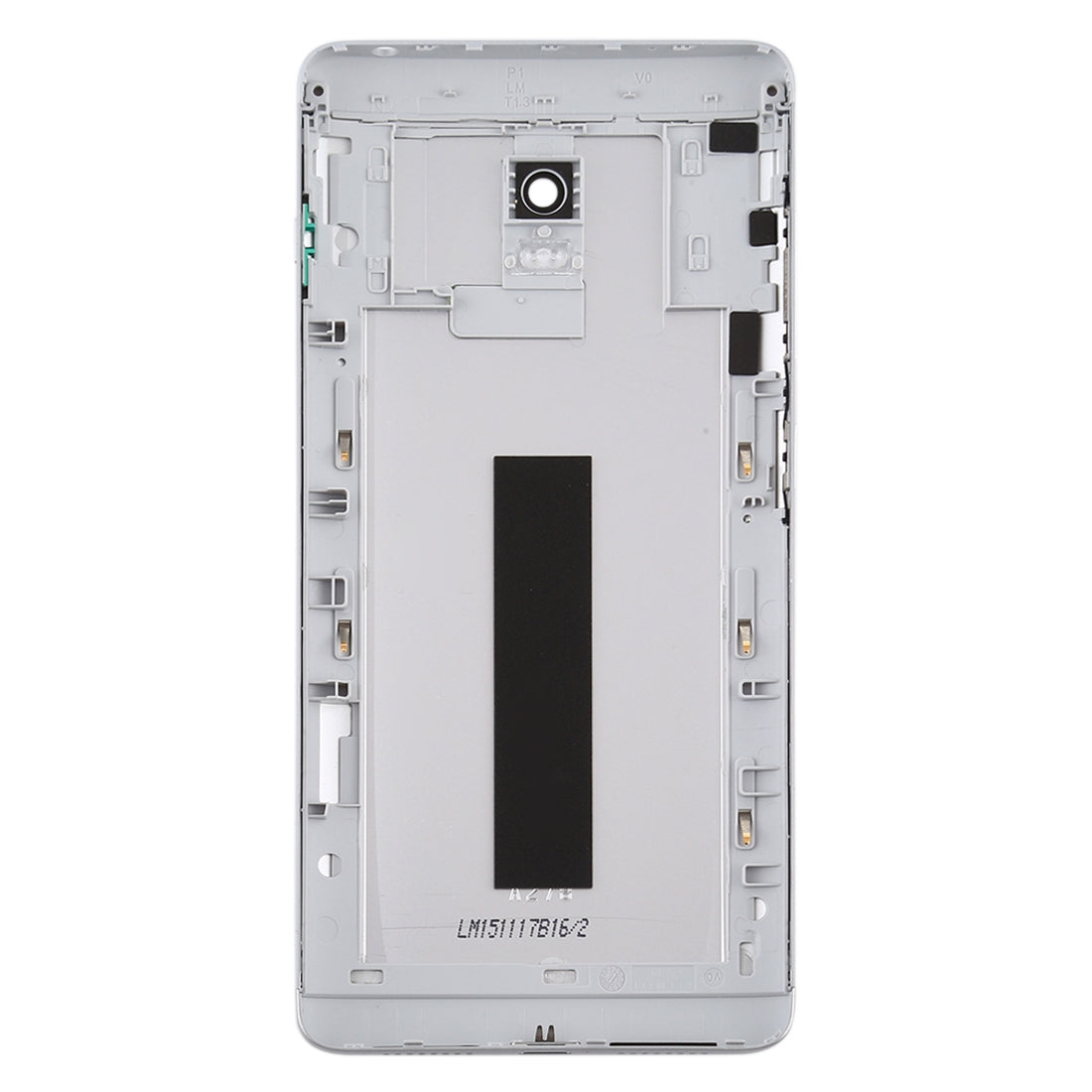 Battery Back Cover with Side Keys for Lenovo Vibe P1 P1c72 P1a42 P1c58 Silver