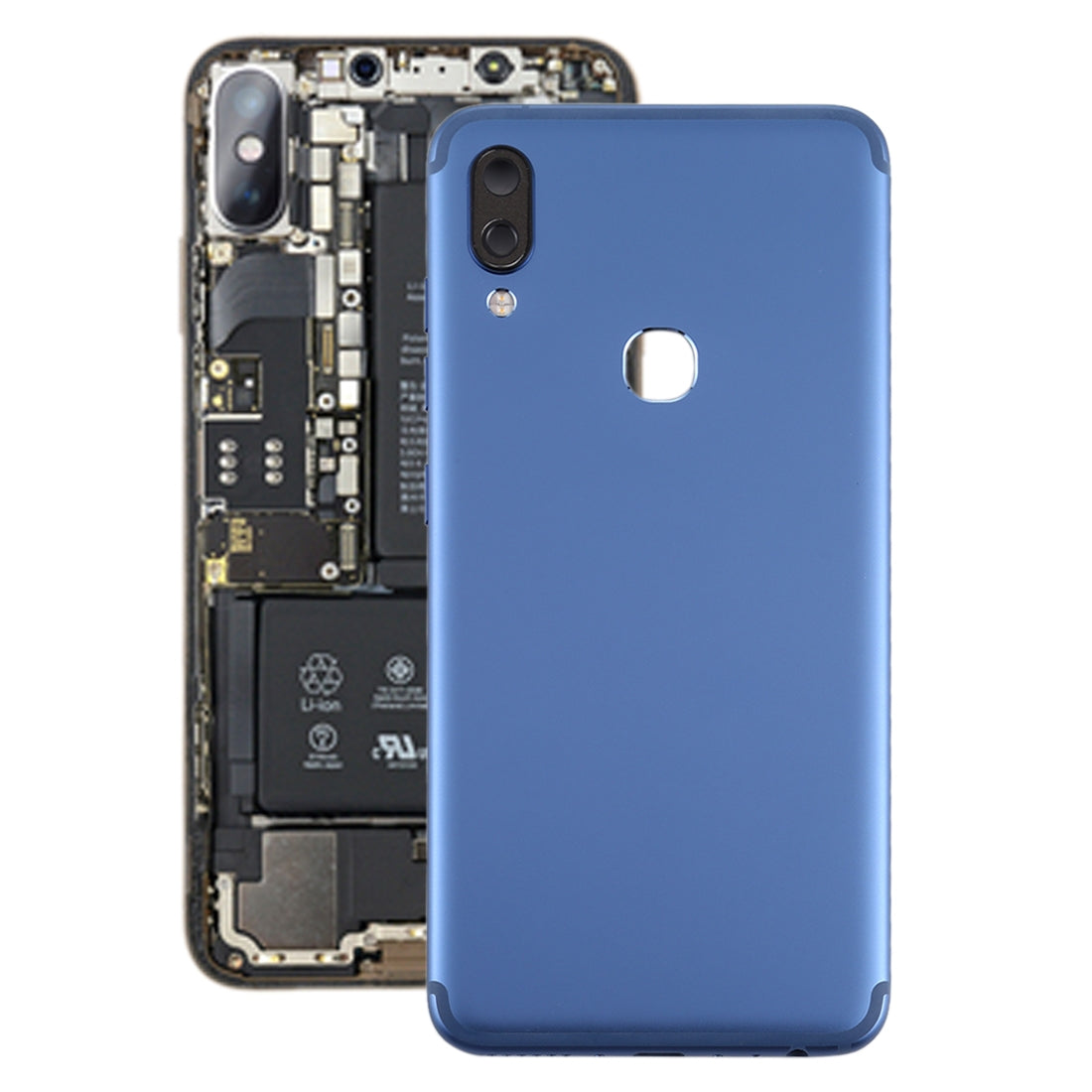 Battery Back Cover with Side Keys for Lenovo S5 Pro Blue