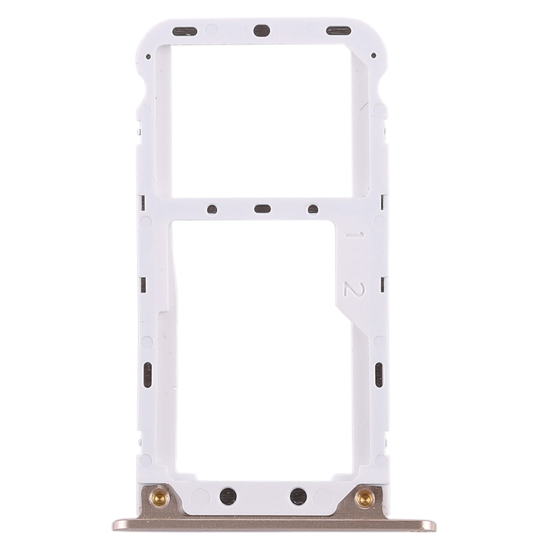 2 SIM Card Tray / Micro SD Card Tray for Xiaomi Redmi 5 Plus Gold