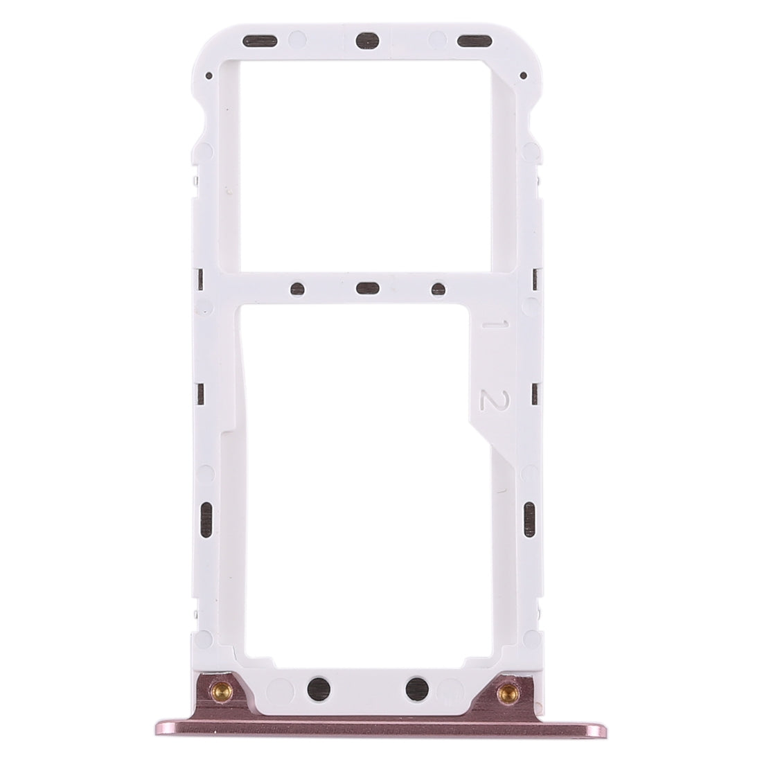 2 SIM Card Tray / Micro SD Card Tray for Xiaomi Redmi 5 Plus Rose Gold