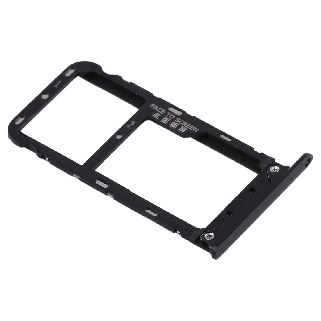 2 SIM Card Tray / Micro SD Card Tray for Xiaomi Redmi Note 5 Black