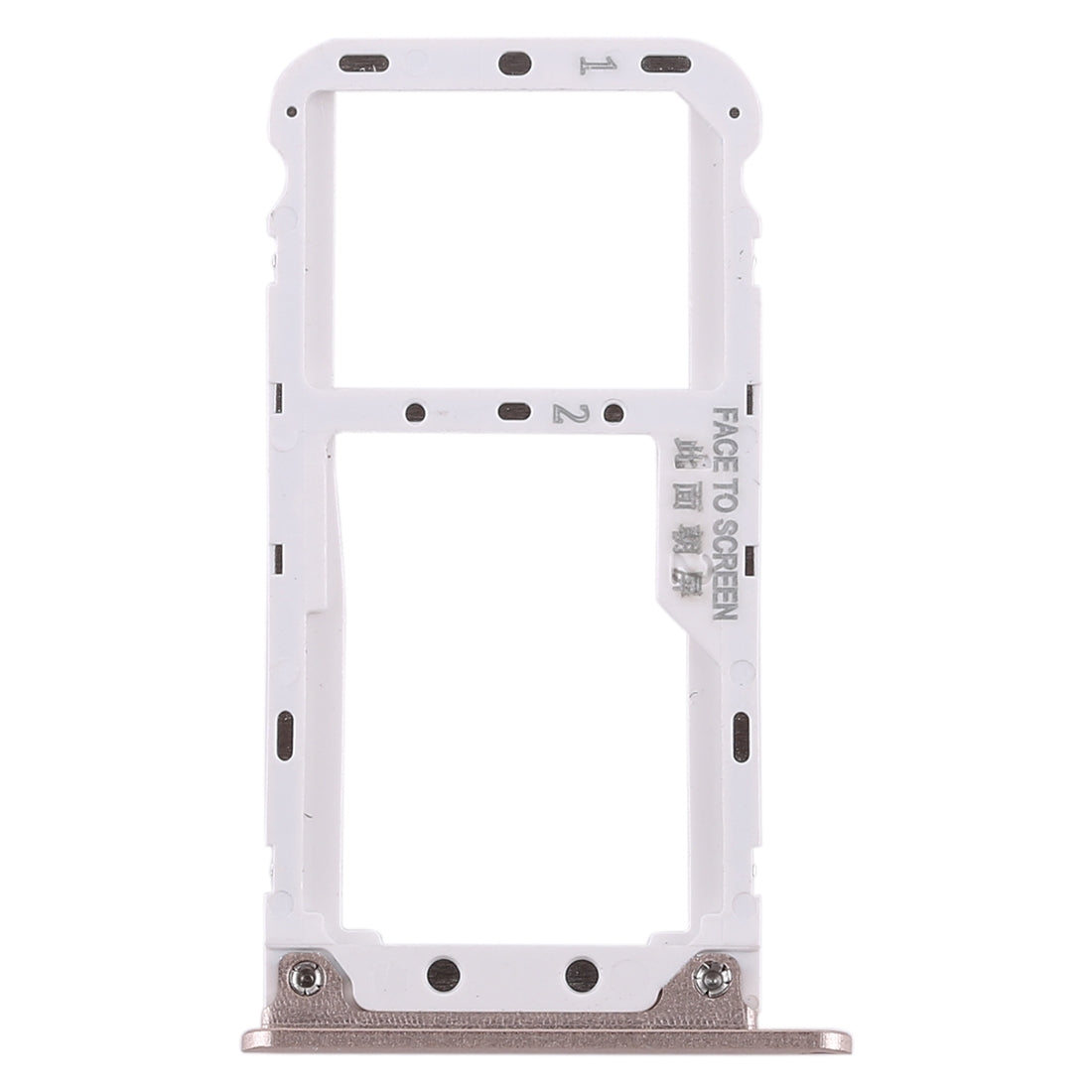 2 SIM Card Tray / Micro SD Card Tray for Xiaomi Redmi Note 5 Gold