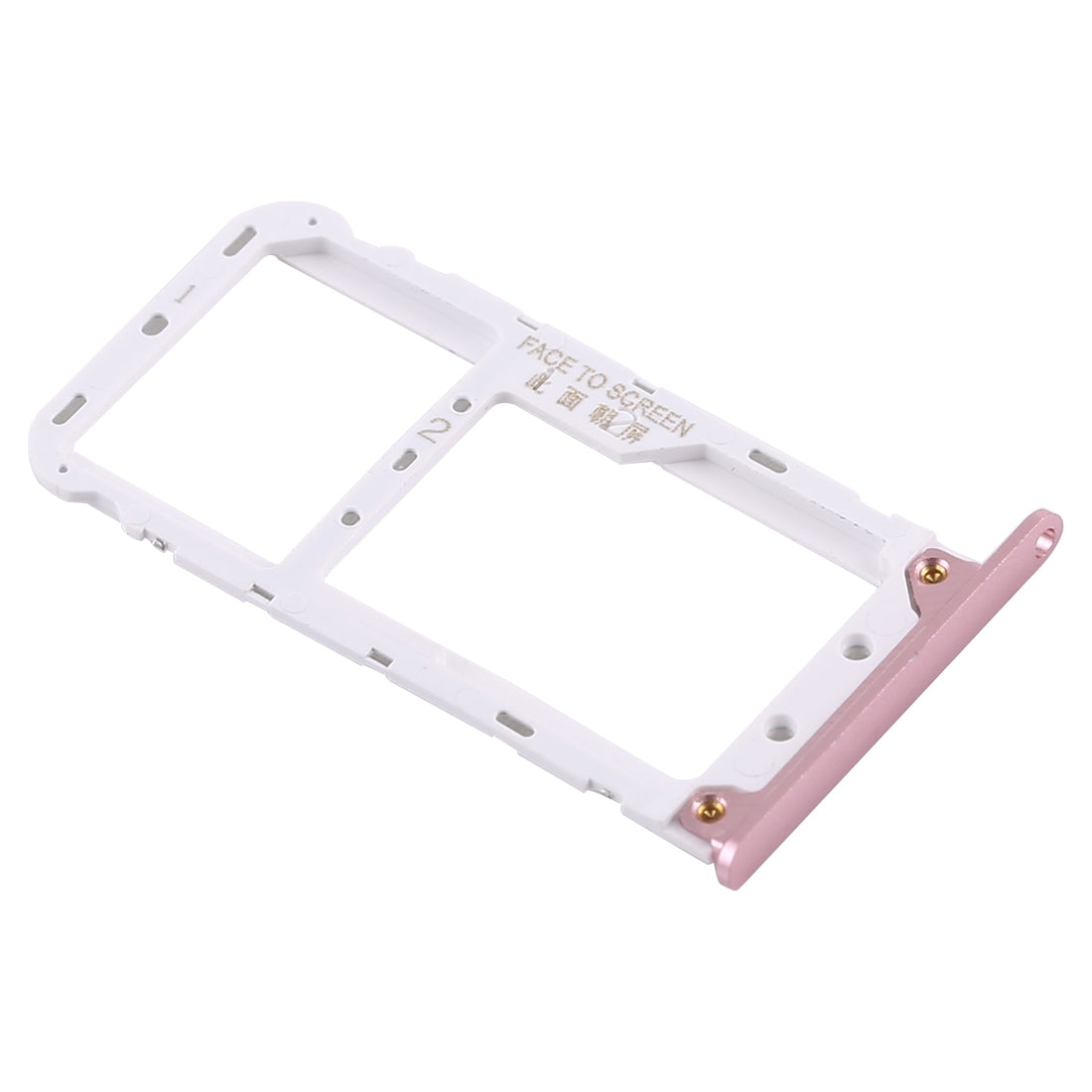 2 SIM Card Tray / Micro SD Card Tray for Xiaomi Redmi Note 5 Rose Gold