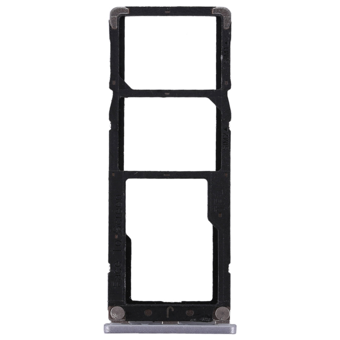 2 SIM Card Tray + Micro SD Card Tray for Xiaomi Redmi Note 5A Grey