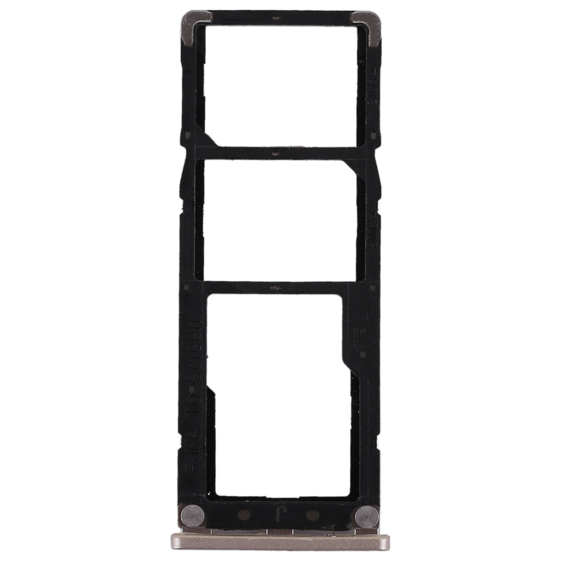 2 SIM Card Tray + Micro SD Card Tray for Xiaomi Redmi Note 5A Gold