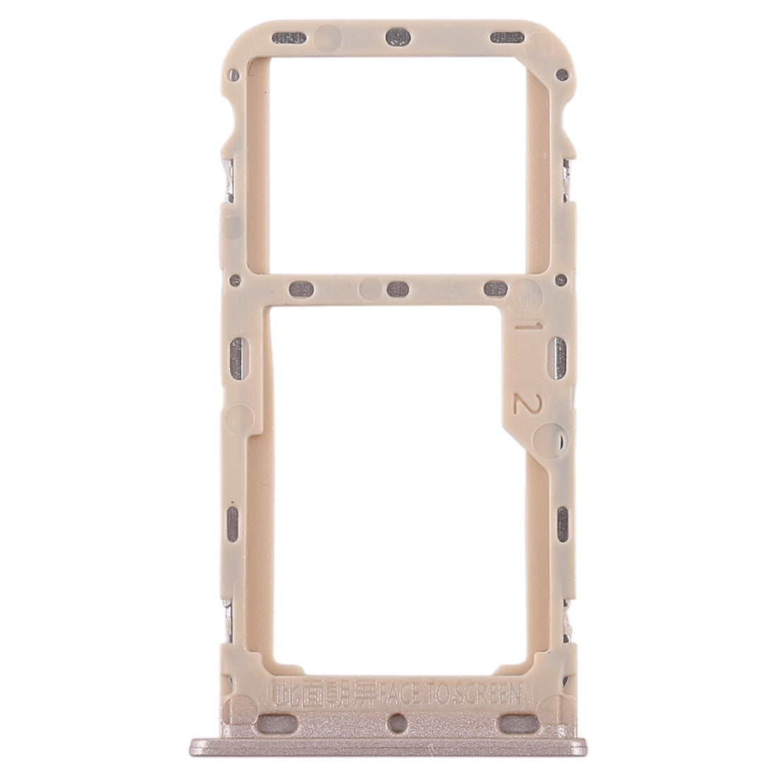 2 SIM Card Tray / Micro SD Card Tray for Xiaomi Redmi 5 Gold