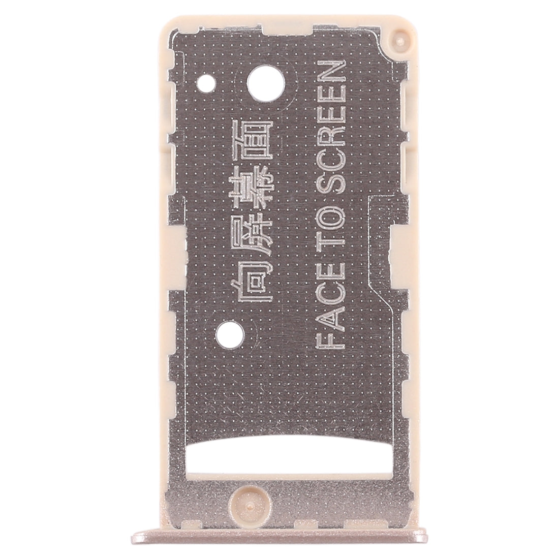 2 SIM Card Tray / Micro SD Card Tray for Xiaomi Redmi 5A Gold