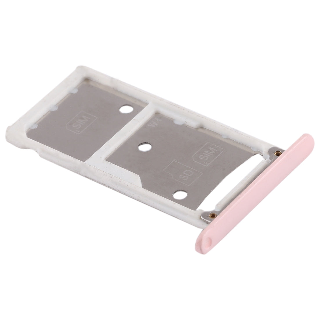 2 SIM Card Tray / Micro SD Card Tray for Huawei Enjoy 6 / AL00 Pink