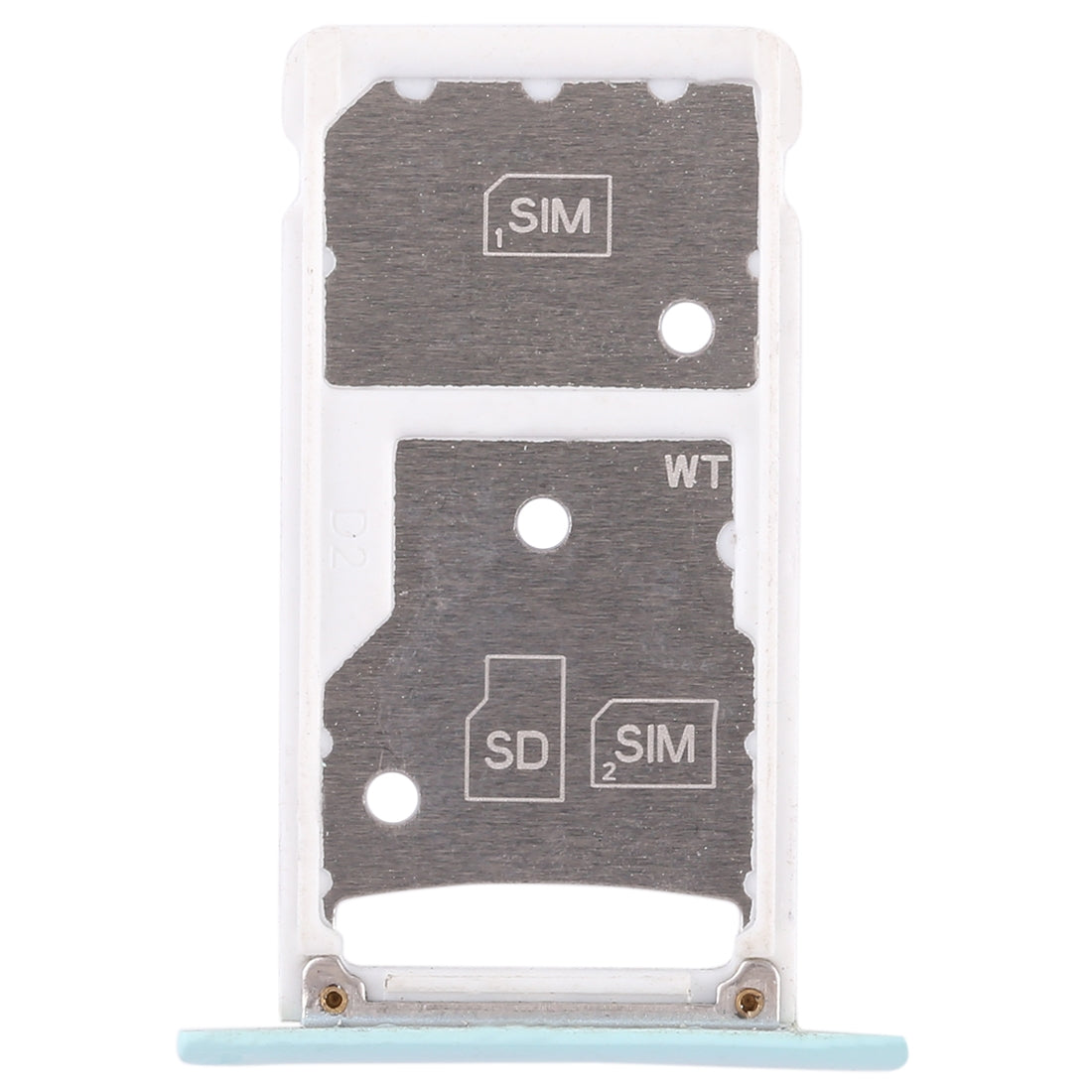 2 SIM Card Tray / Micro SD Card Tray for Huawei Enjoy 6 / AL00 Green