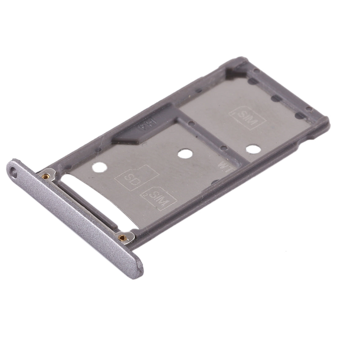 2 SIM Card Tray / Micro SD Card Tray for Huawei Enjoy 6 / AL00 Grey