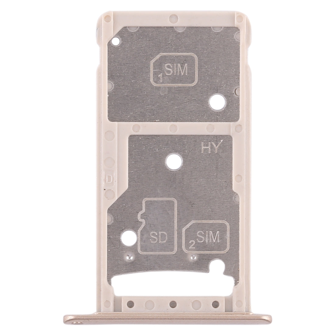 2 SIM Card Tray / Micro SD Card Tray for Huawei Enjoy 6 / AL10 Gold