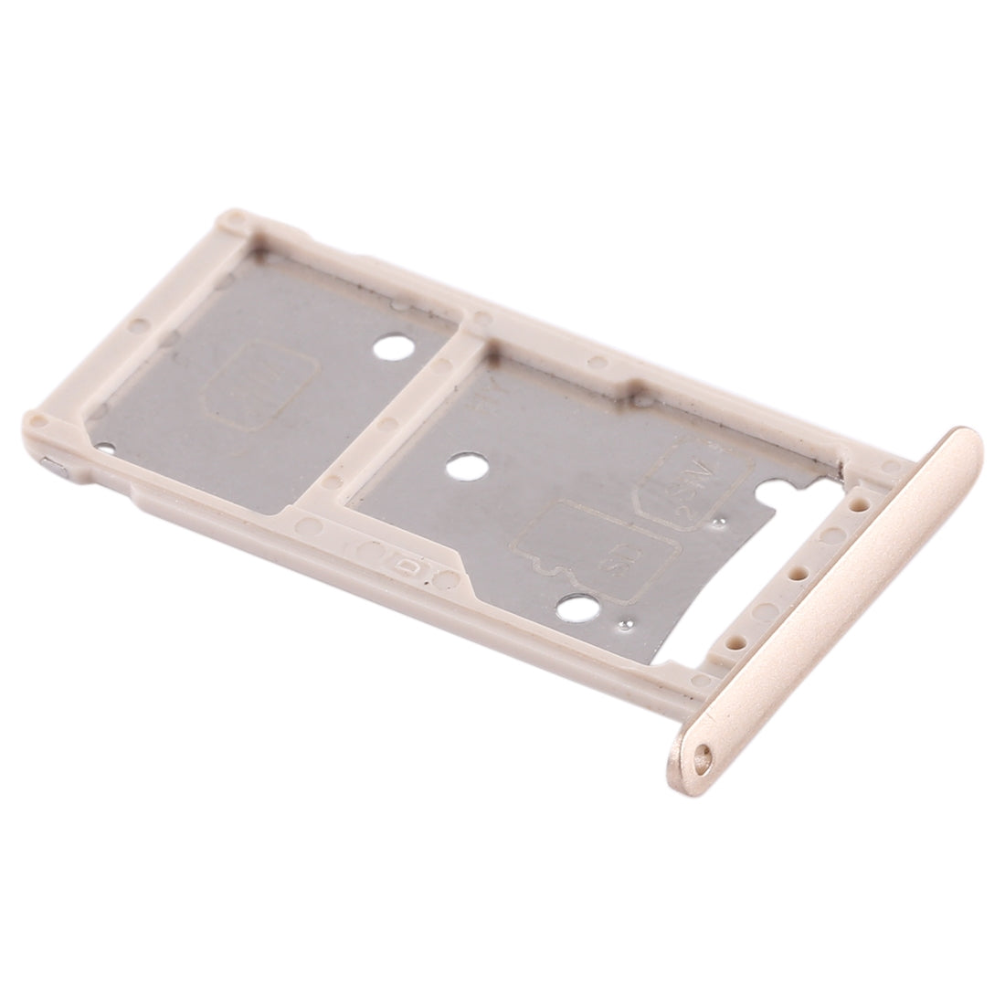 2 SIM Card Tray / Micro SD Card Tray for Huawei Enjoy 6 / AL10 Gold