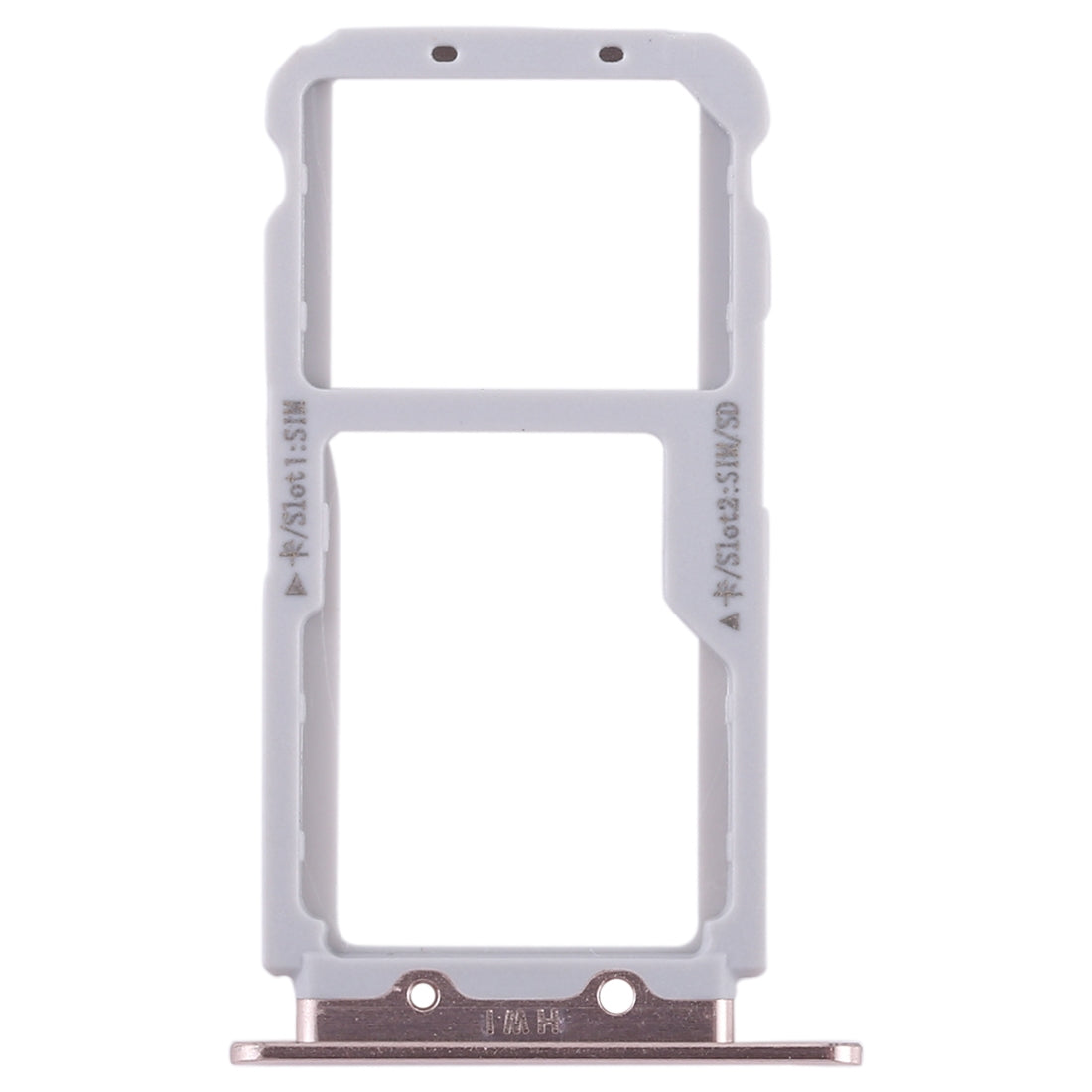 2 SIM Card Tray / Micro SD Card Tray for Huawei Nova 2s Gold