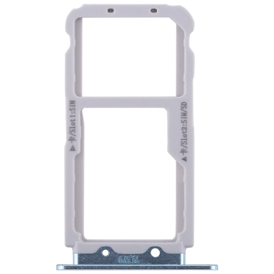 2 SIM Card Tray / Micro SD Card Tray for Huawei Nova 2s Blue