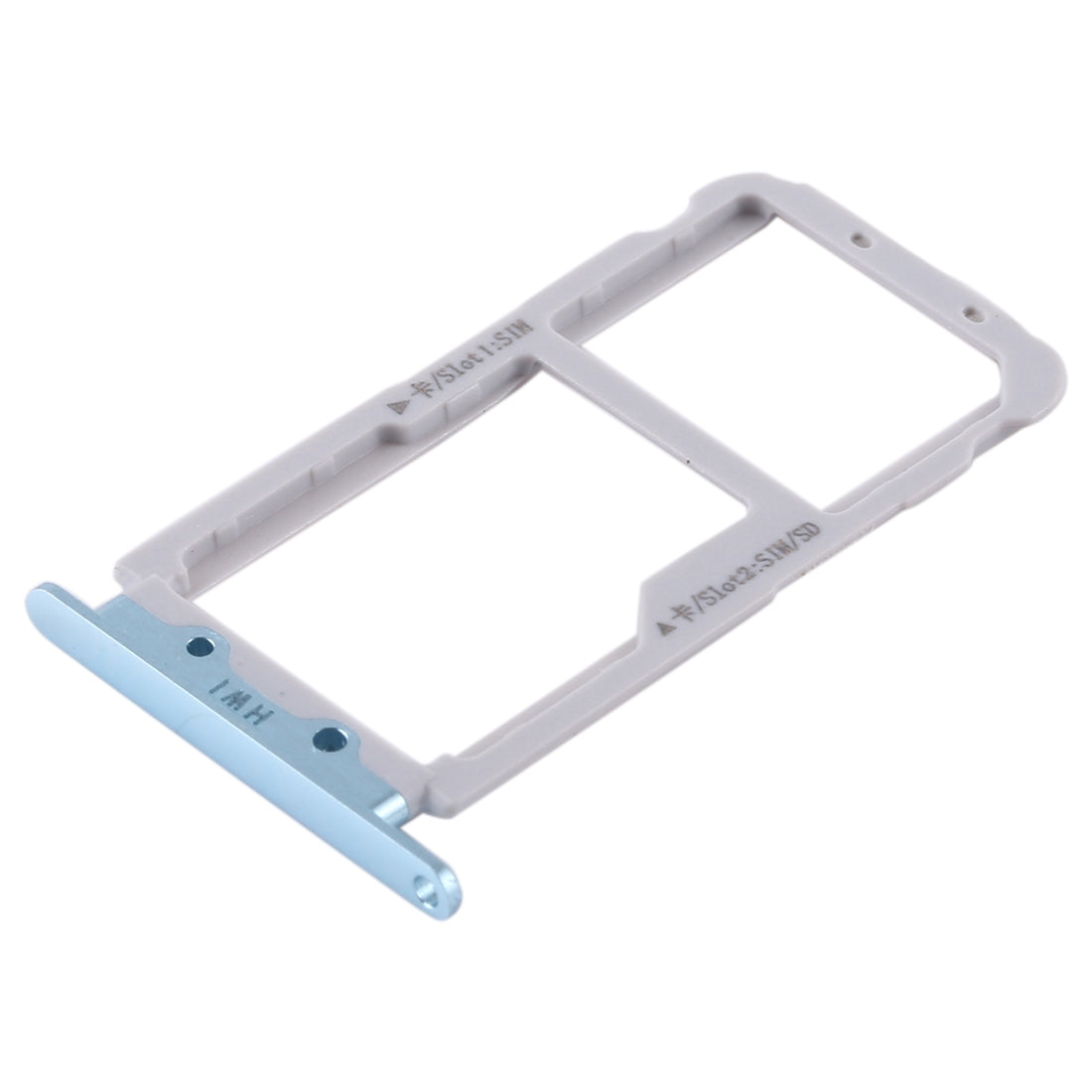 2 SIM Card Tray / Micro SD Card Tray for Huawei Nova 2s Blue