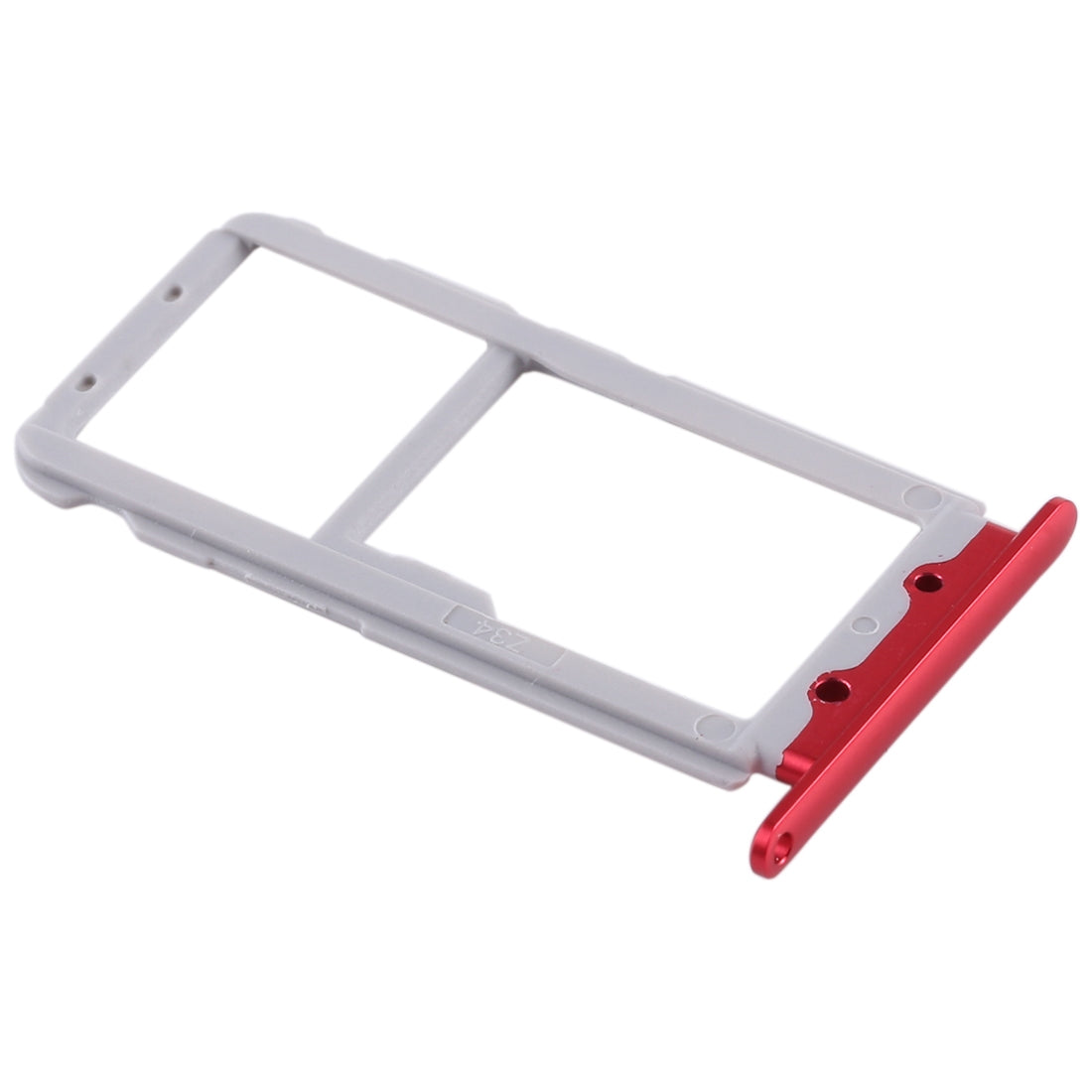 2 SIM Card Tray / Micro SD Card Tray for Huawei Nova 2s Red