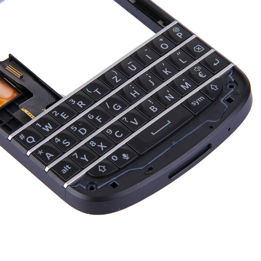 3 in 1 for BlackBerry Q10  Keyboard + Middle Frame Bezel + Back Plate Housing Camera Lens Panel Full Assembly Housing Cover