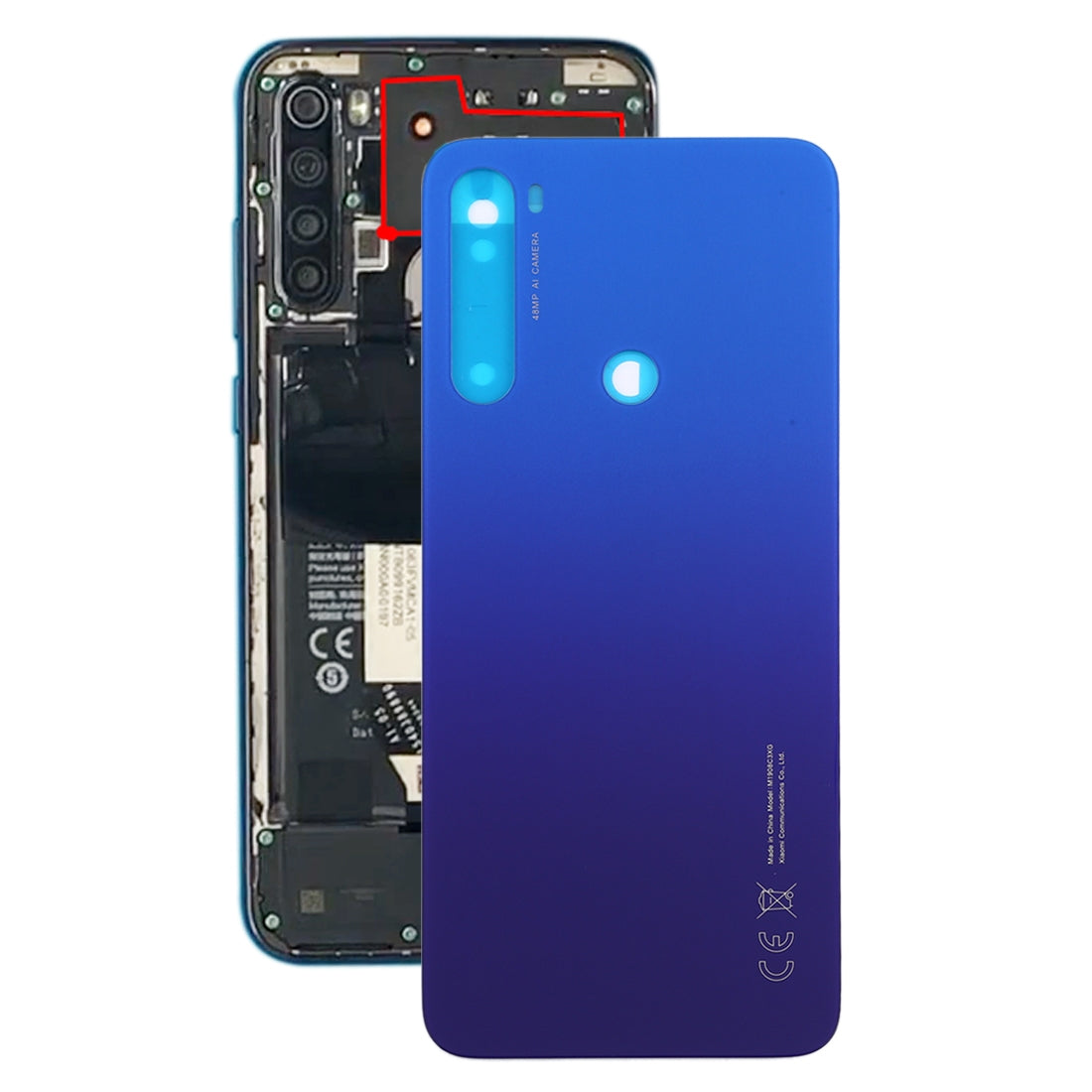 Battery Back Cover for Xiaomi Redmi Note 8T Blue
