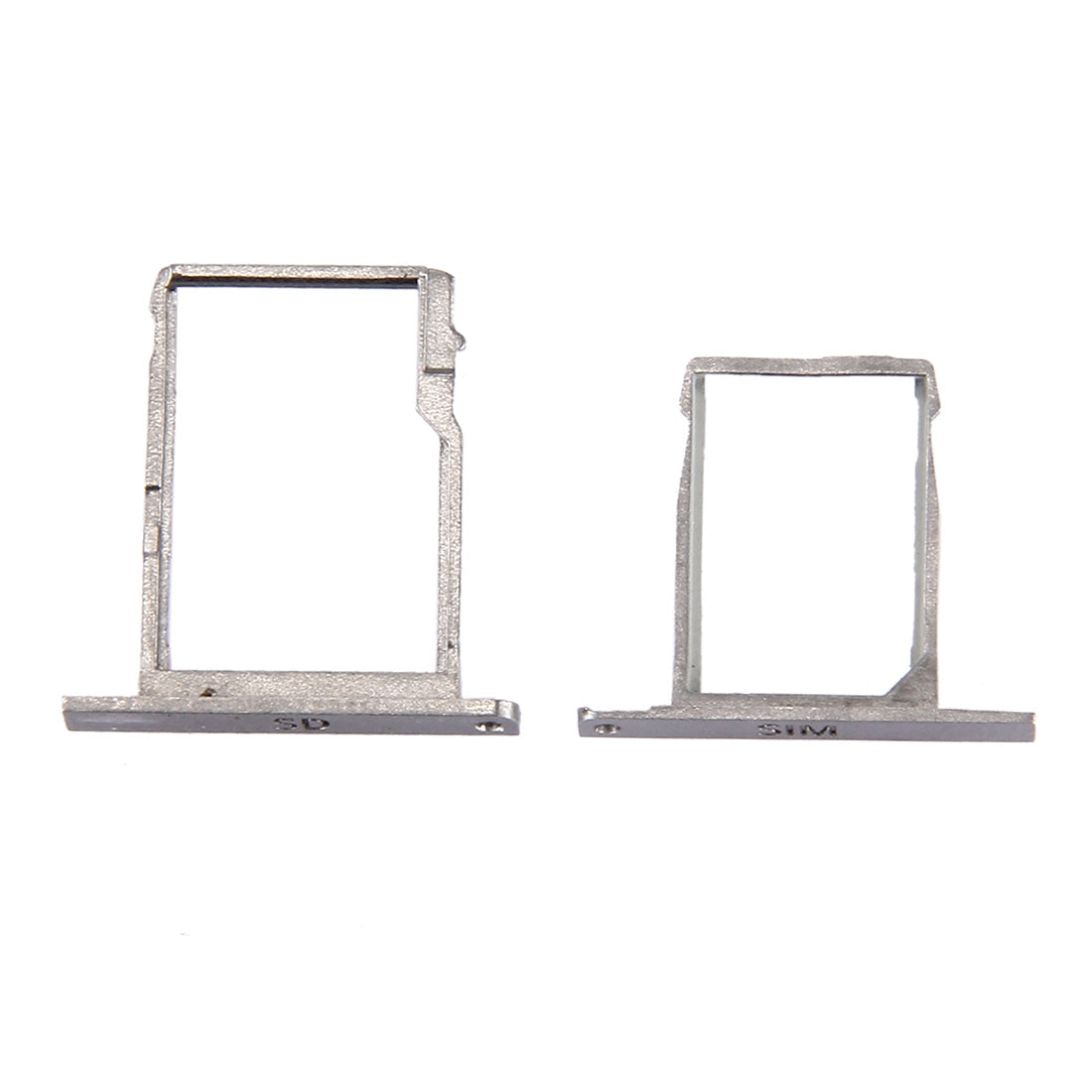 for BlackBerry Classic / Q20 SIM Card Tray + Micro SD Card Tray Silver