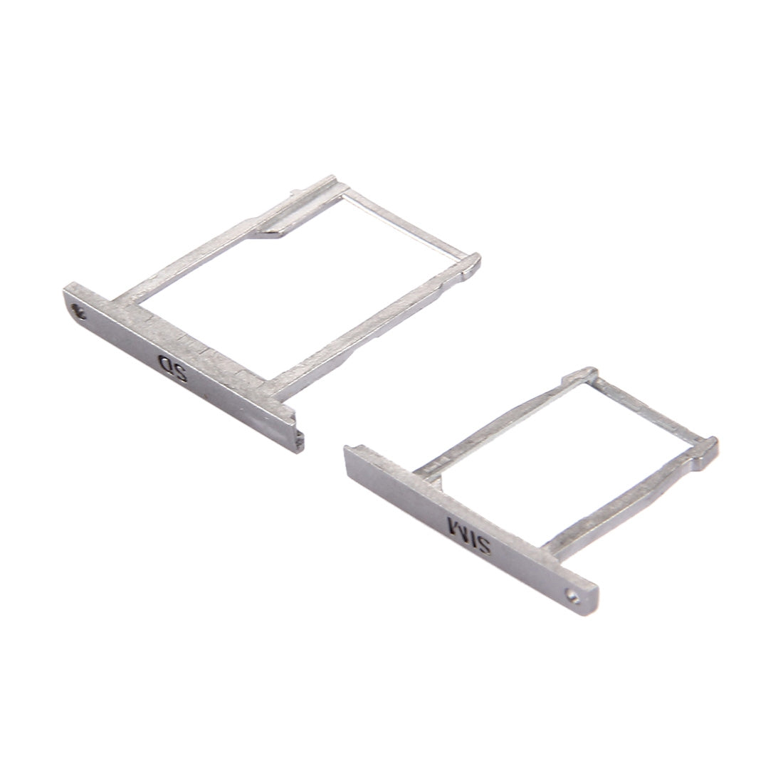 for BlackBerry Classic / Q20 SIM Card Tray + Micro SD Card Tray Silver