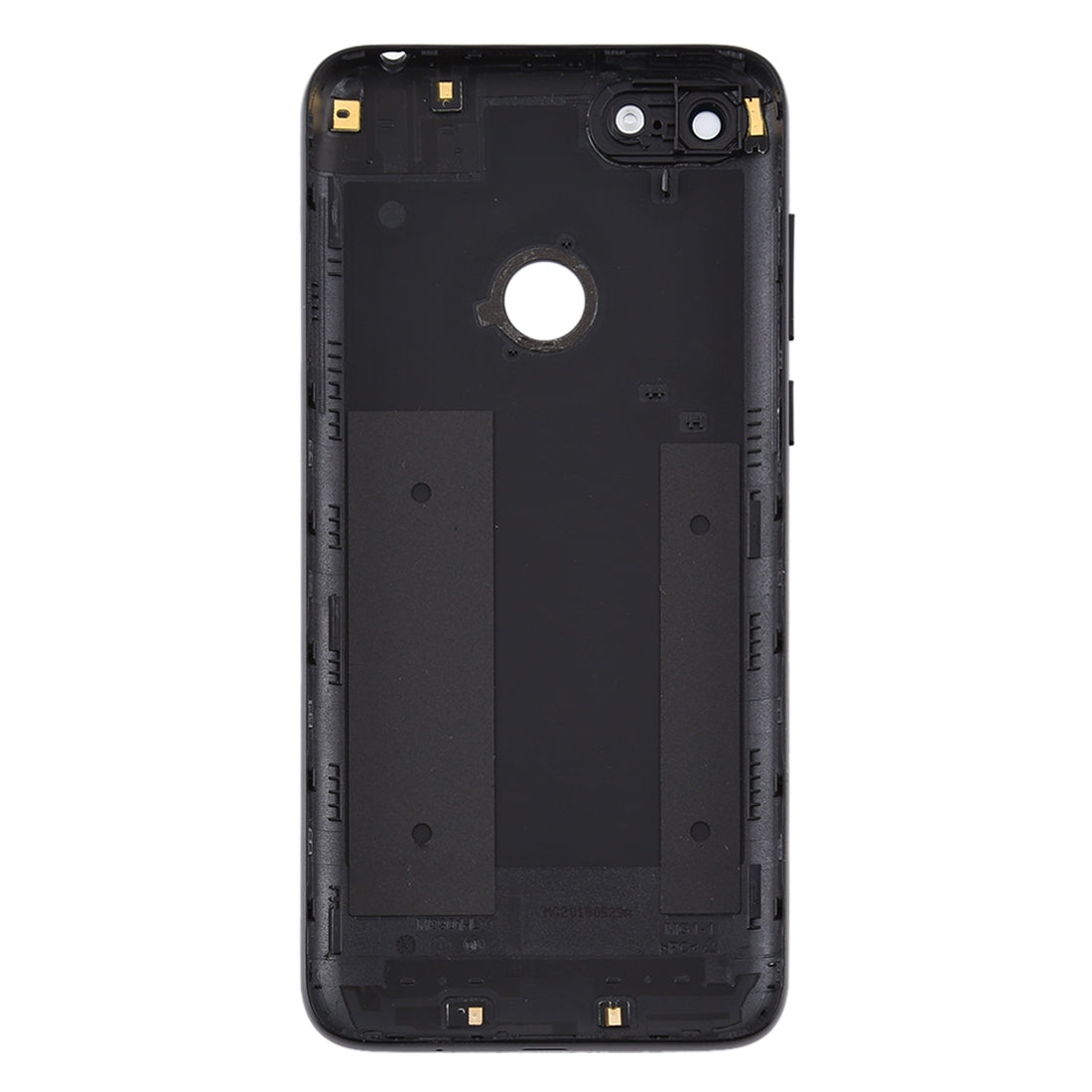 Battery Back Cover with Camera Lens Cover for Lenovo A5 Black