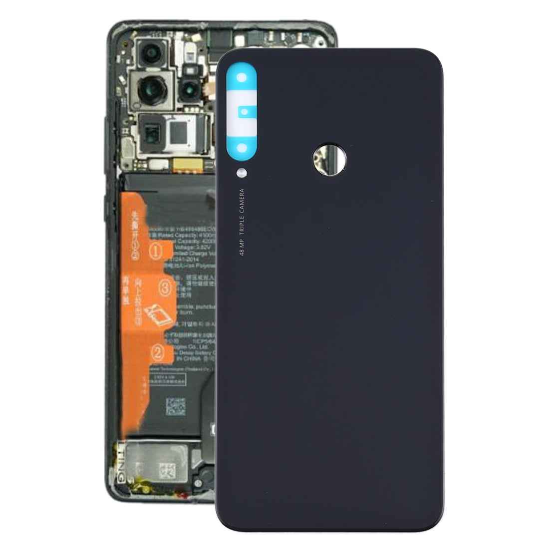 Battery Back Cover for Huawei P40 Lite E / Y7p Black