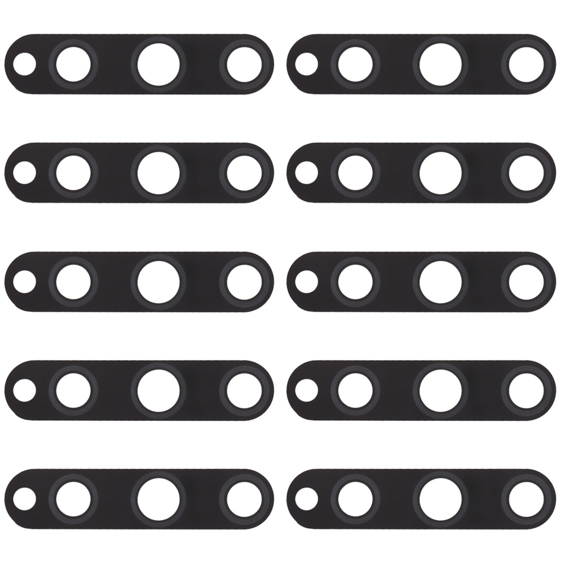 For Huawei Y8p / P Smart S 10pcs Back Camera Lens 